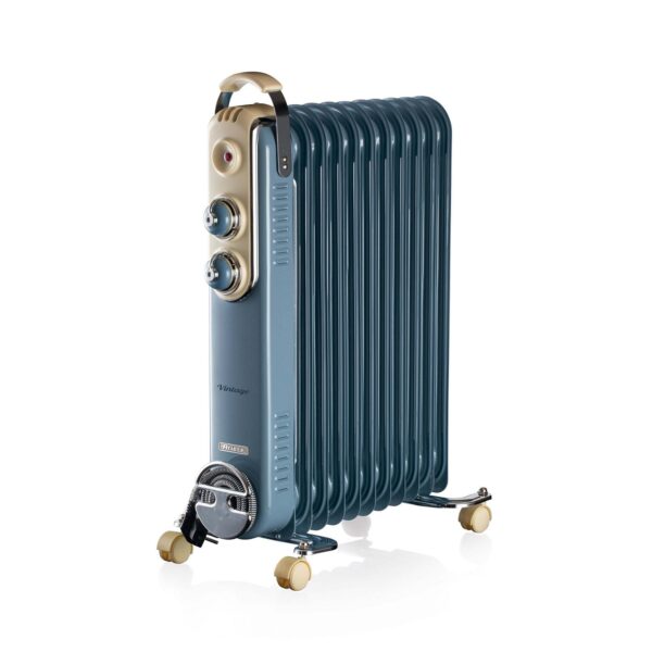 ARIETE uljni radijator Vintage sa 11 elemenata 839/05 plavi