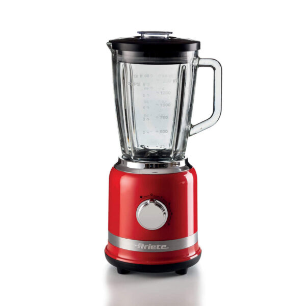 ARIETE blender sa staklenom posudom Moderna 585/00 crveni