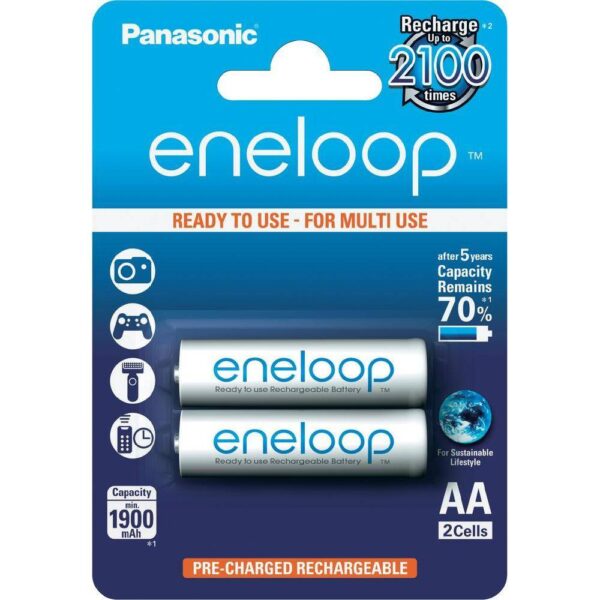 PANASONIC baterije eneloop AA ready to use B2