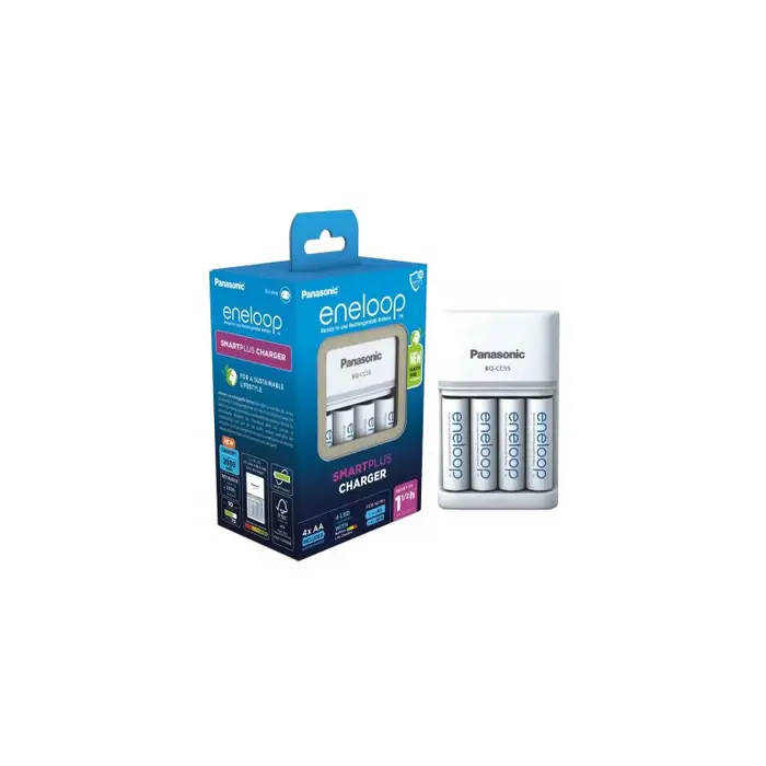 PANASONIC punjač eneloop (2h) sa 4 baterije AA 2000mAh (K-KJ55MCD40E)