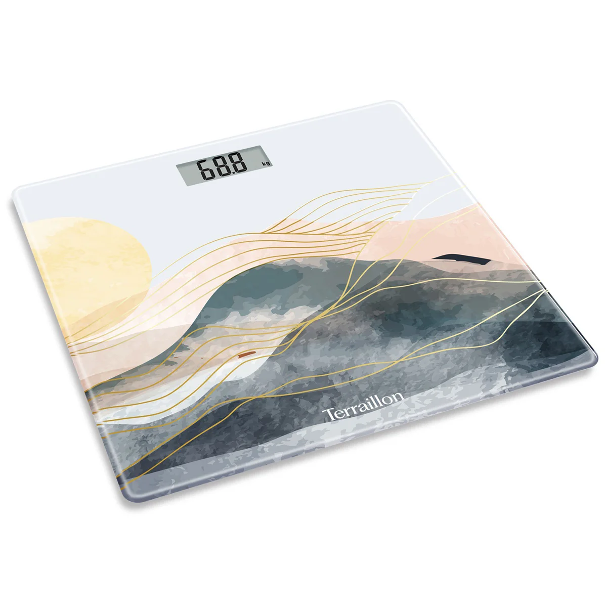 15562 TERRAILLON digitalna osobna vaga One Golden Mountain NOON 15562