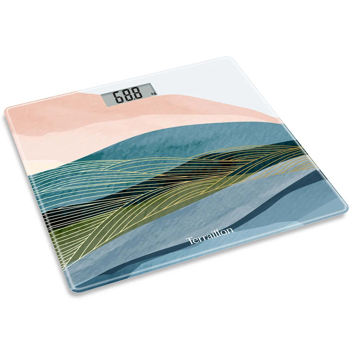 15563 TERRAILLON digitalna osobna vaga One Golden Mountain SUNSET 15563
