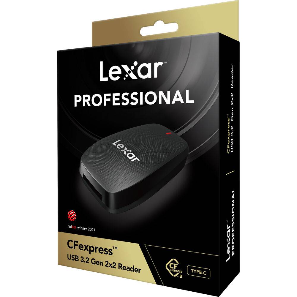 LEXAR čitač 550U USB-C za CFexpress Type B kartice + kabel 2-in-1