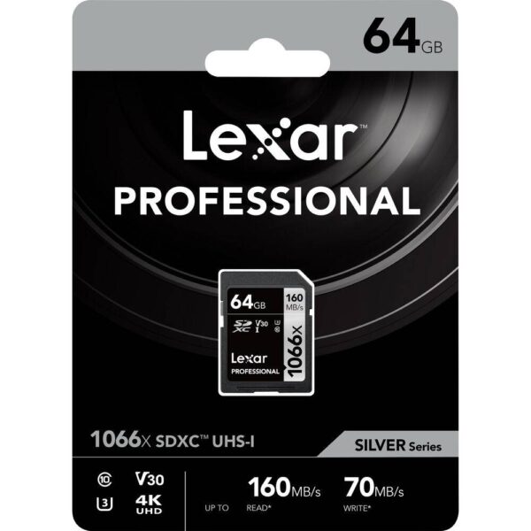 LEXAR kartica SD Silver 64GB 1066x SDXC UHS-I