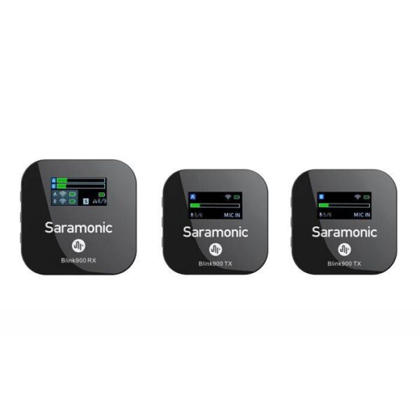SARAMONIC bežični mikrofon Blink900 B2 3.5mm (1xRX, 2xTX, charge case)
