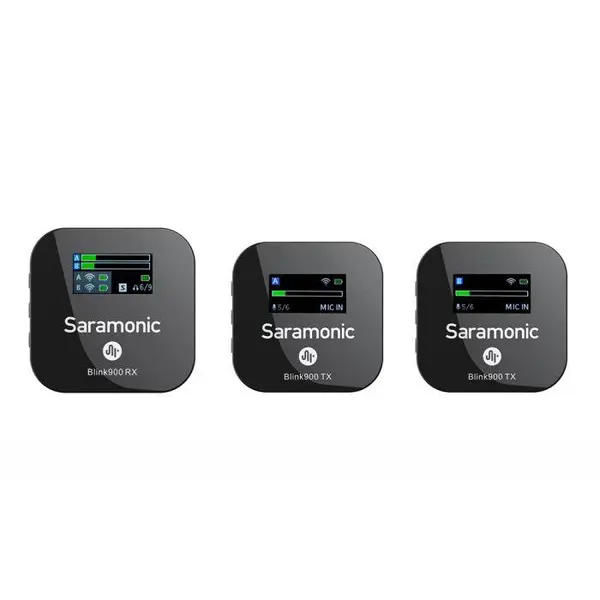 SARAMONIC bežični mikrofon Blink900 B2 3.5mm (1xRX, 2xTX, charge case)