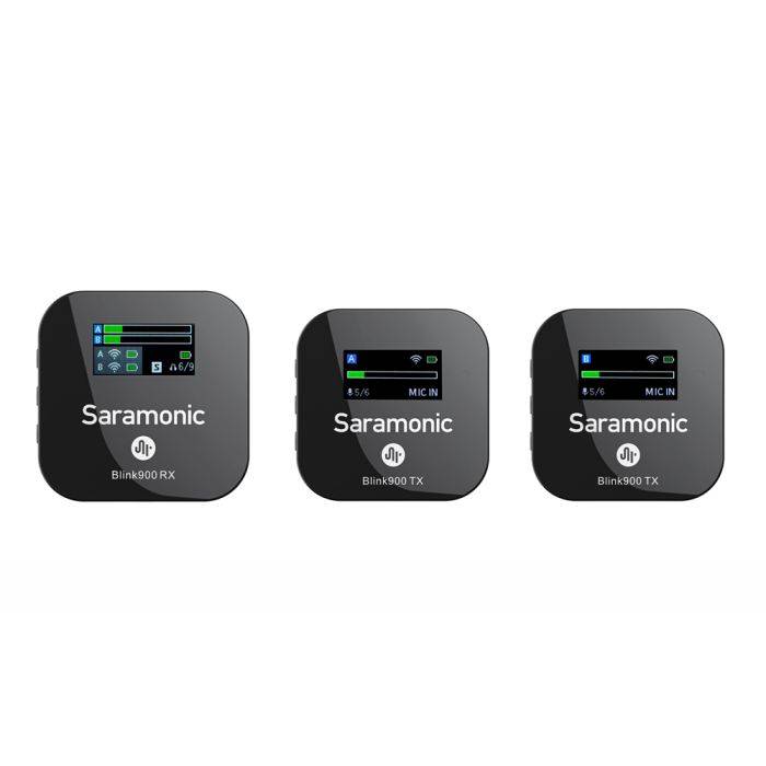 SARAMONIC bežični mikrofon Blink900 B2 3.5mm (1xRX, 2xTX, charge case)