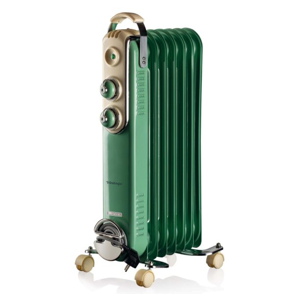 ARIETE uljni radijator Vintage sa 7 elemenata 837/14 zeleni