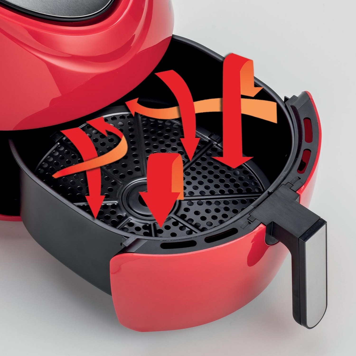 00C461801AR0 ARIETE friteza na vrući zrak digitalna 4618/01 crvena