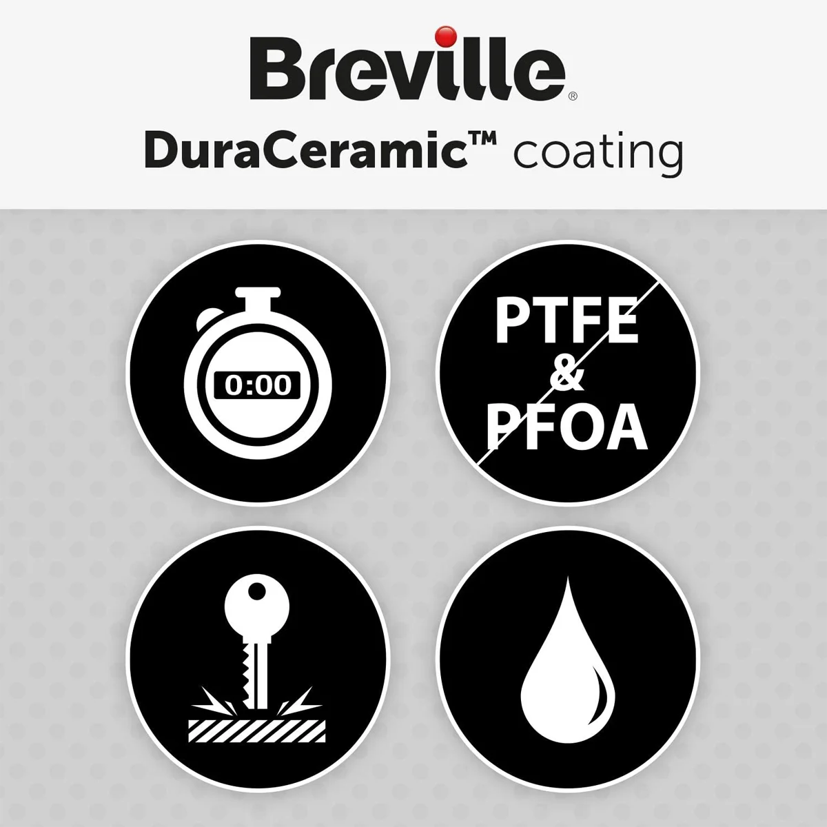 VST072X BREVILLE aparat za waffle Dura Ceramic VST072X