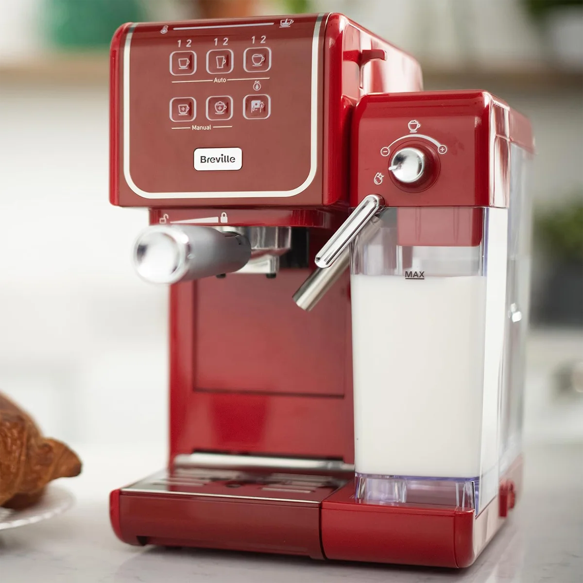 VCF147X01 BREVILLE aparat za kavu Prima Latte III VCF147X01 crveni