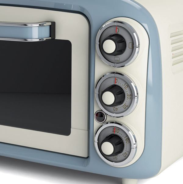 00C097905AR0 ARIETE mini pećnica Vintage 979/05 plava