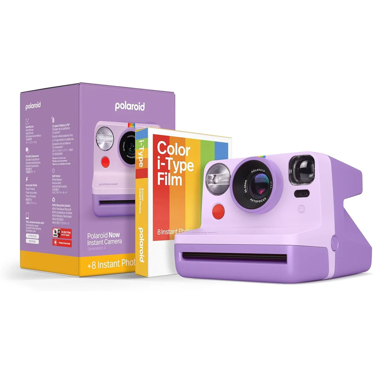 006559 POLAROID fotoaparat Now2 Purple Everything Box