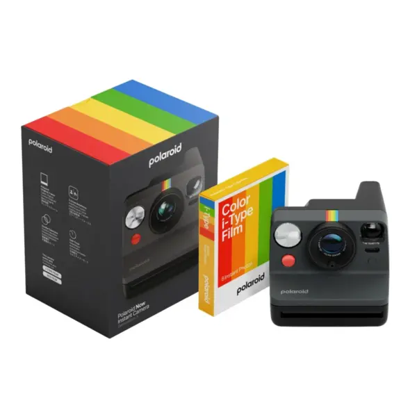 POLAROID fotoaparat Now3 Black Everything Box (8 Photos)