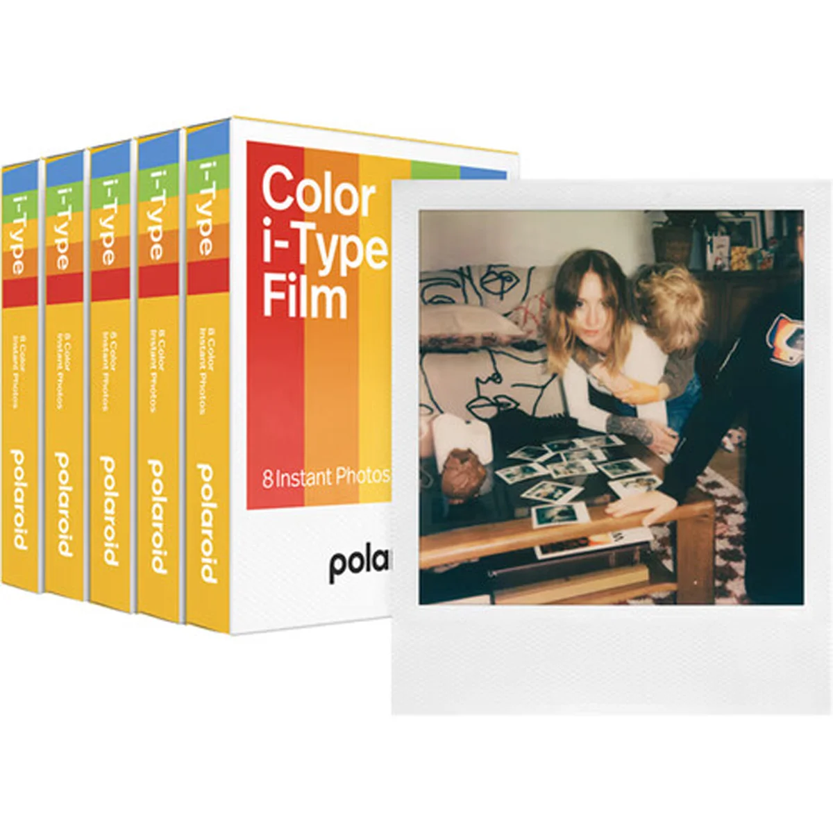 006010 POLAROID film i-Type Color x40 (5-Pack Bundle)