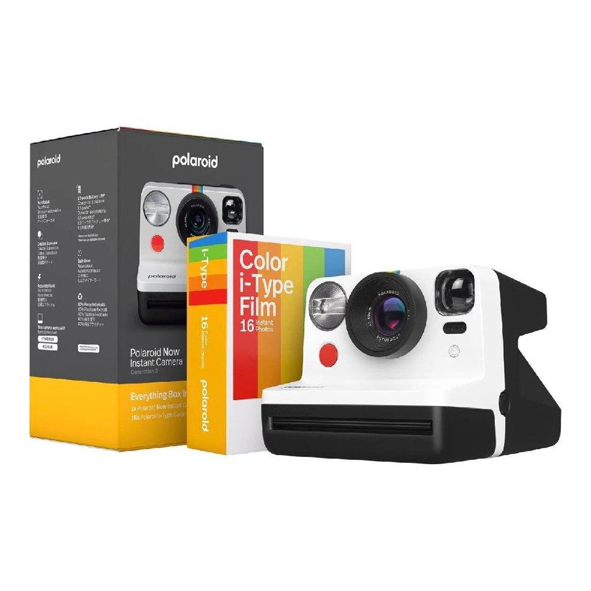 006247 POLAROID fotoaparat Now2 Black & White Everything Box