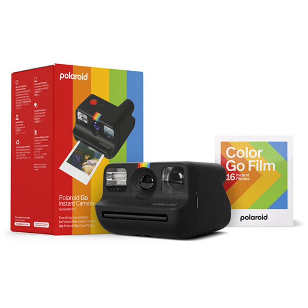 006280 POLAROID fotoaparat GO2 Black Everything Box