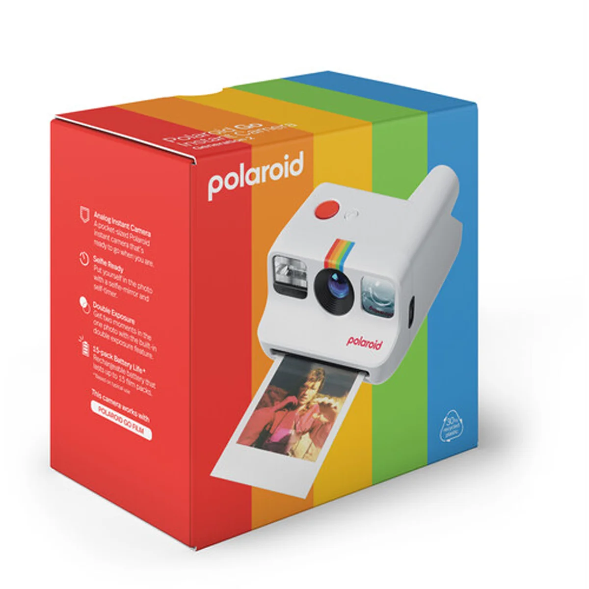 009097 POLAROID fotoaparat GO2 White