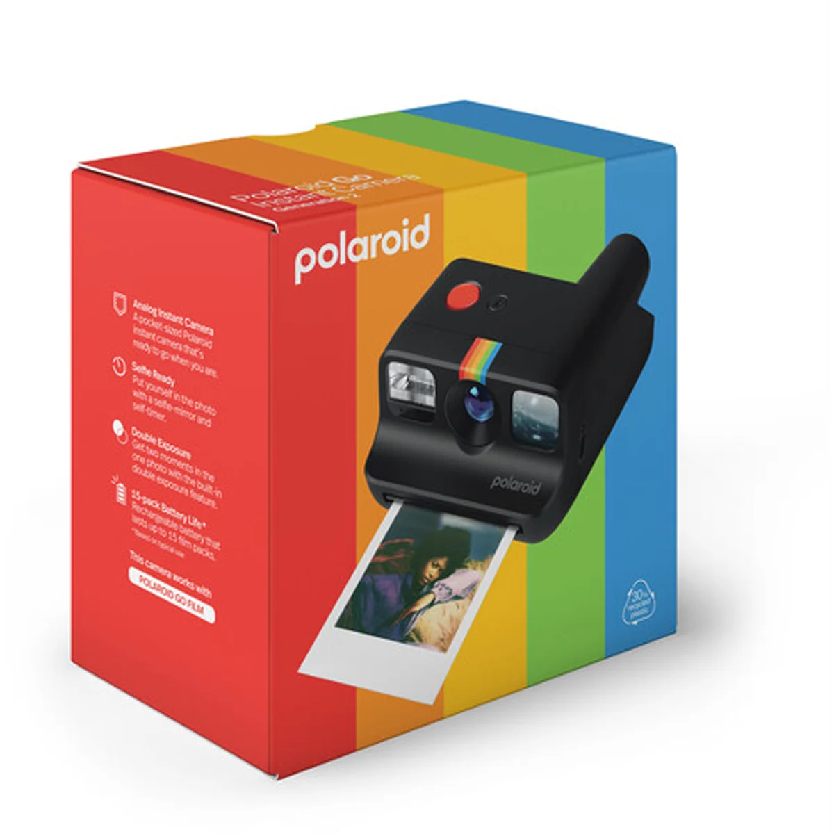 009096 POLAROID fotoaparat GO2 Black