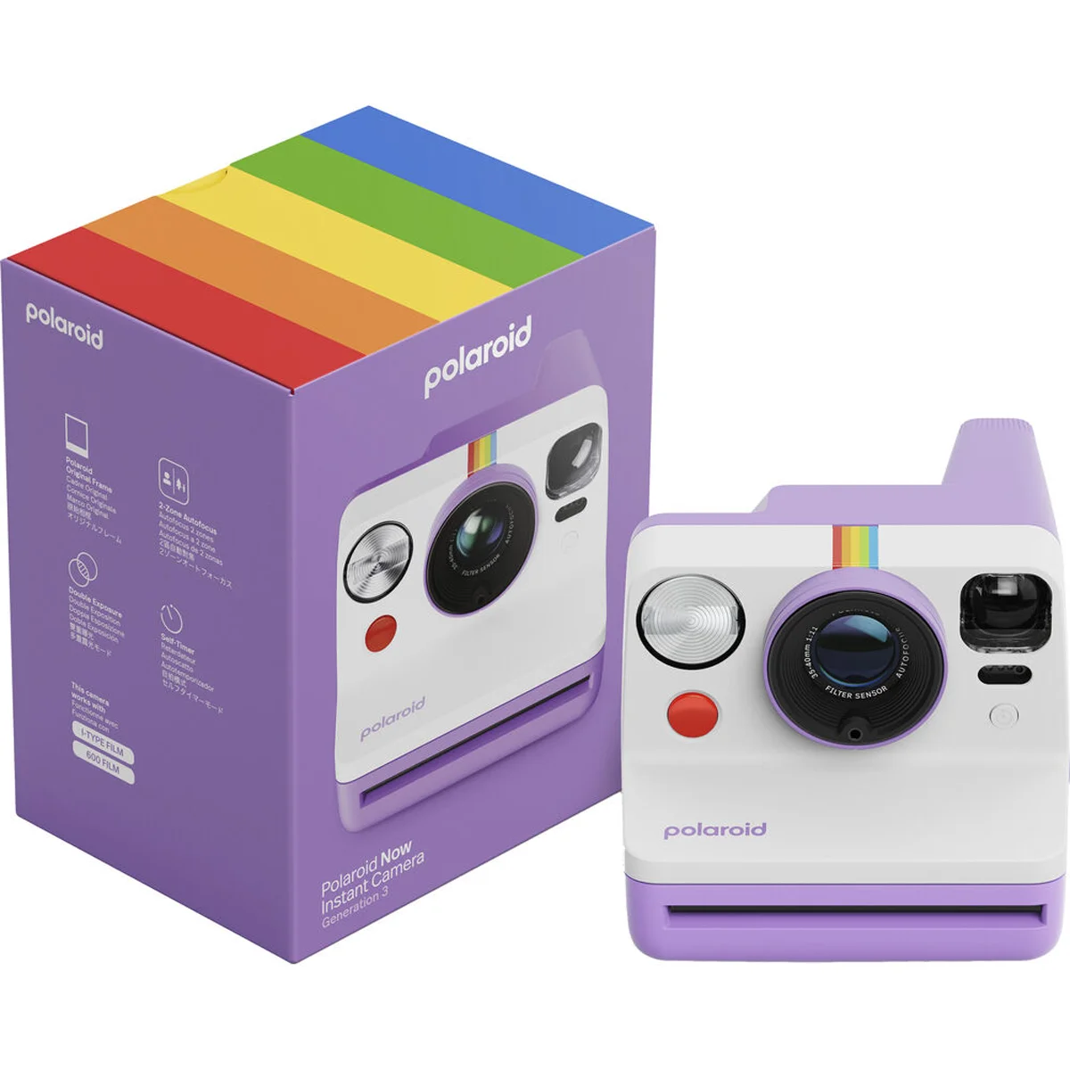 009159 POLAROID fotoaparat Now3 Purple