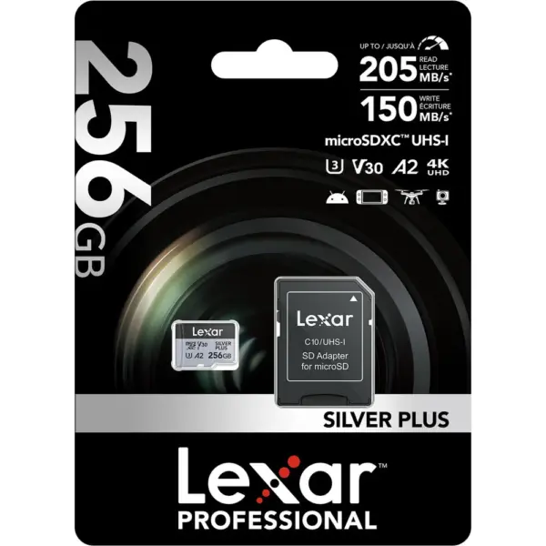 LEXAR kartica SD micro Silver Plus 256GB SDXC UHS-I