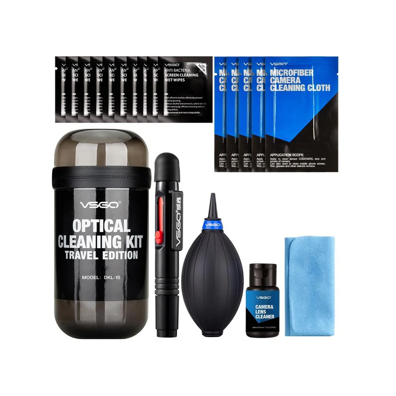 PSCL-VSGDKL15 VSGO 6-in-1 Optical Cleaning Kit TRAVEL (crni)