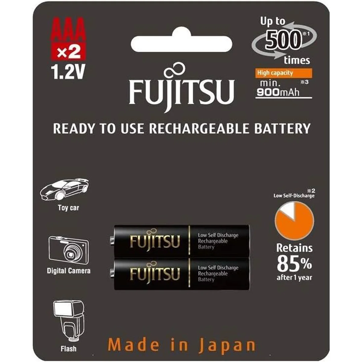 HR-4UTHCEU (2B) Fujitsu  baterije AAA black HR-4UTHCEU (2B)