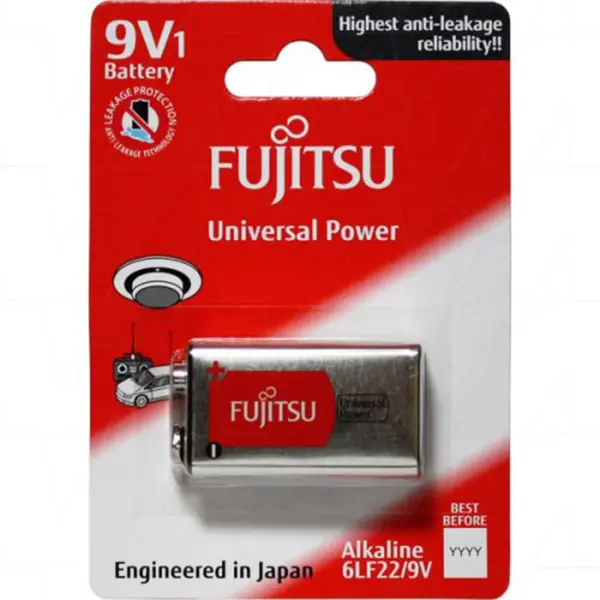 6LF22(1B)FU Fujitsu Alk.baterije  9V 6LF22(1B)FU