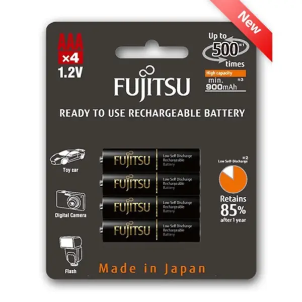 HR-4UTHCEU (4B) Fujitsu  baterije AAA black HR-4UTHCEU (4B)