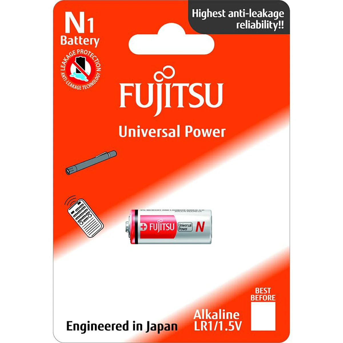 LR1(1B)FU Fujitsu Alk.Bat. N LR1(1B)FU