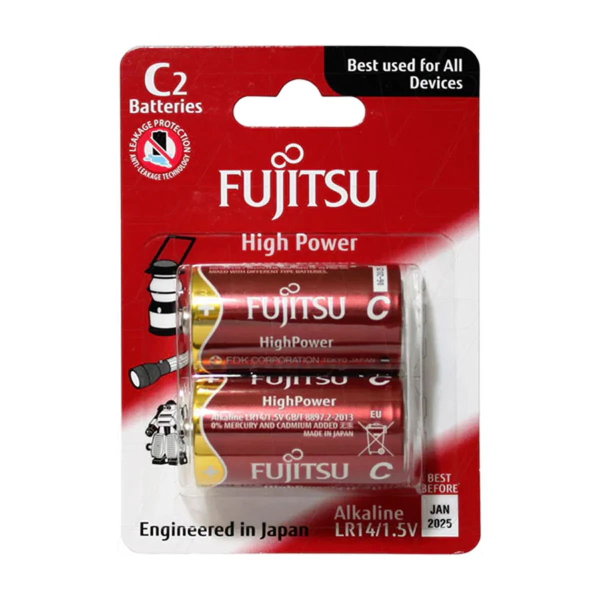 LR14(2B)FH Fujitsu Alk.baterije LR14(2B)FH