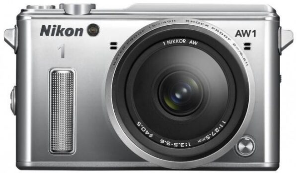NIKON fotoaparat Nikon 1 AW1 + objektiv AW 11-27.5mm Silver