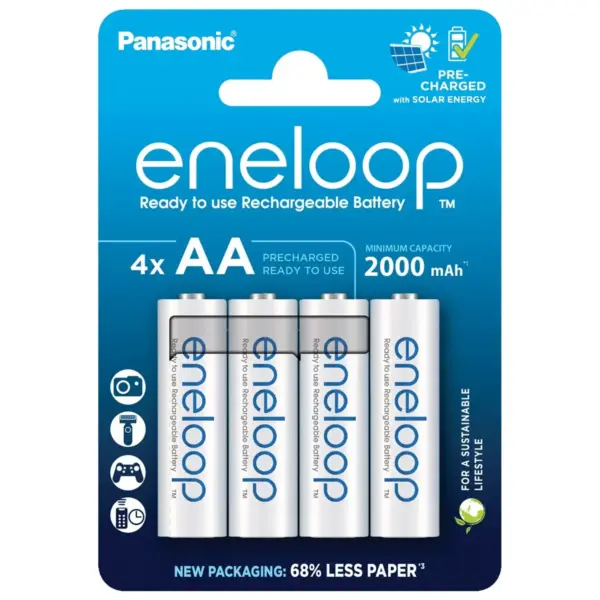 BK-3MCDE/4CP PANASONIC baterije eneloop AA/4B (BK-3MCDE/4CP) 2000mAh white