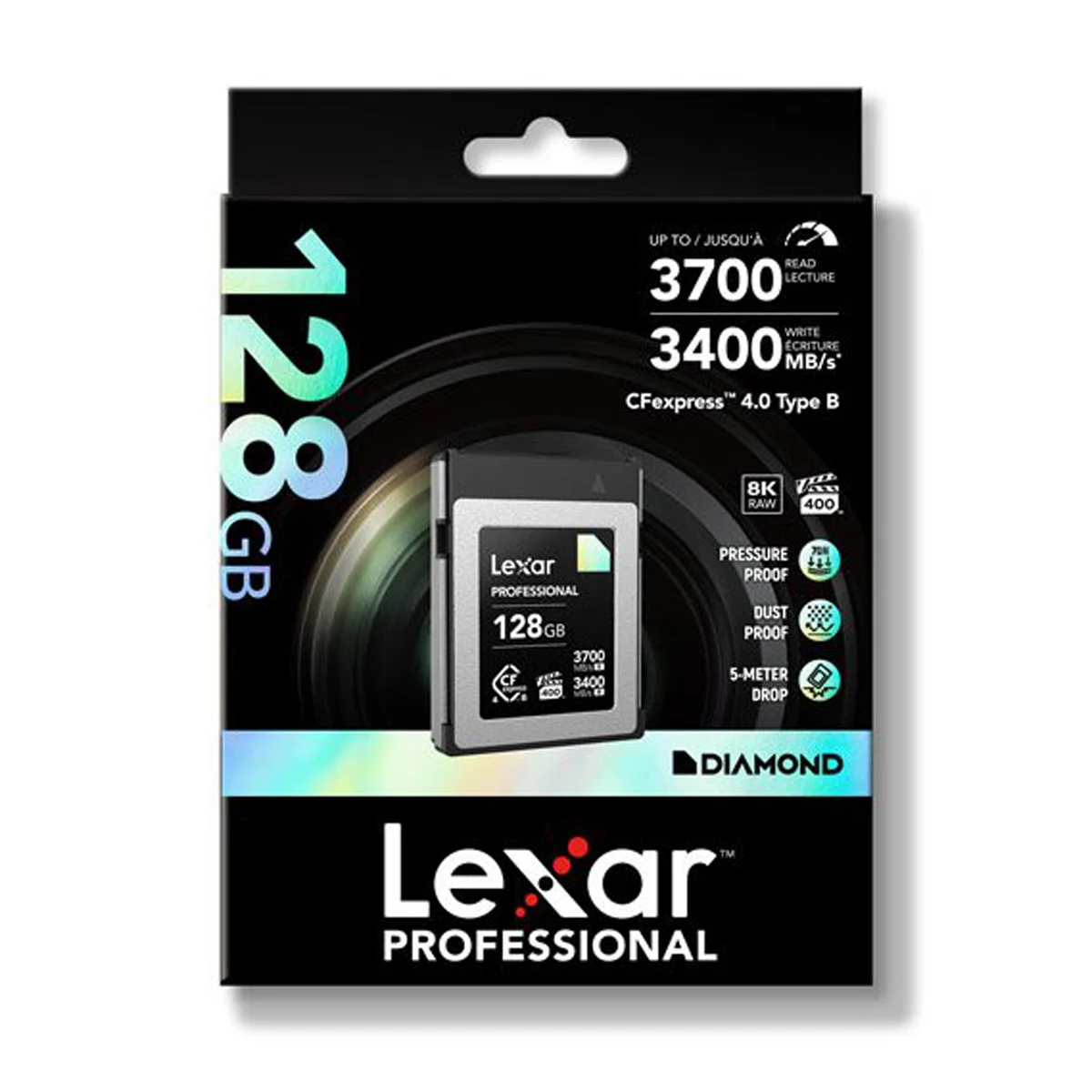 LCXEXD4128G-RNENG LEXAR kartica CFexpress Type B Diamond 128GB (3700MB/s read, 3400MB/s write)