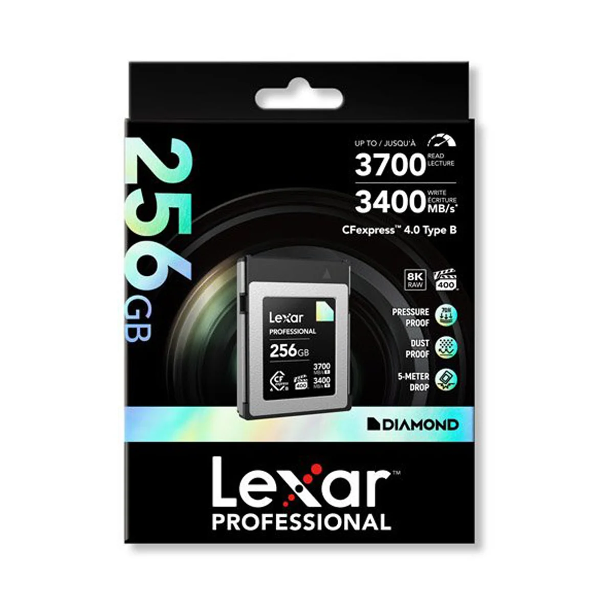 LCXEXD4256G-RNENG LEXAR kartica CFexpress Type B Diamond 256GB (3700MB/s read, 3400MB/s w