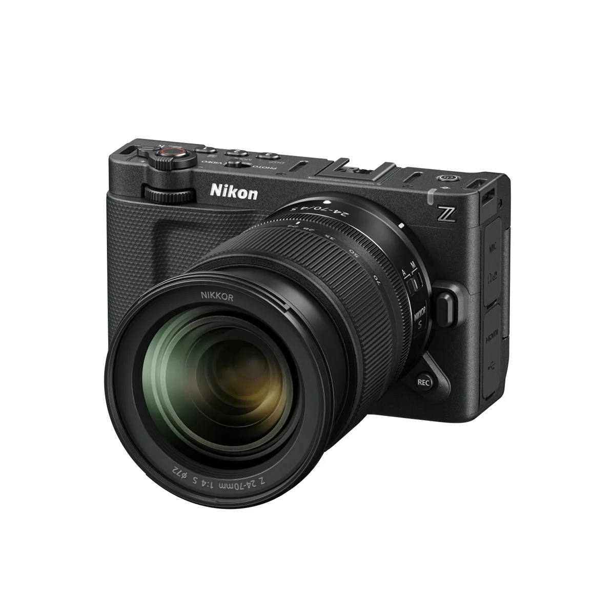 VOA180K01-1 NIKON fotoaparat ZR + 24-70mm f/4 Kit  + ME-D10 Shotgun Microphone for ZR