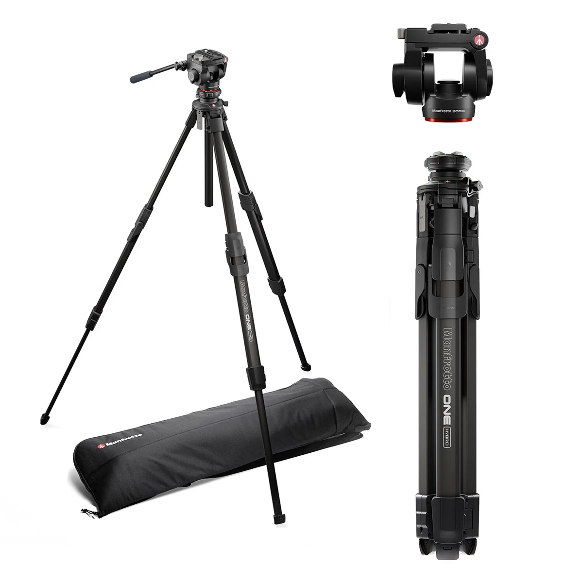MKONEA-500X MANFROTTO stativ ONE Alu with 500X Fluid head