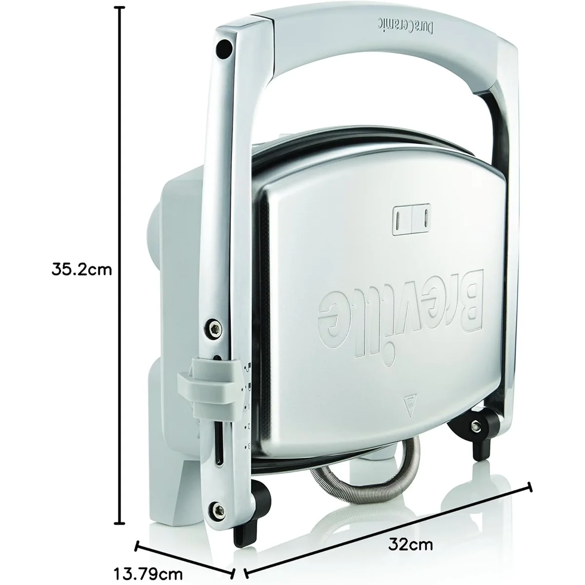 VST071X-OUTLET BREVILLE preklopni toster Dura Ceramic VST071X OUTLET