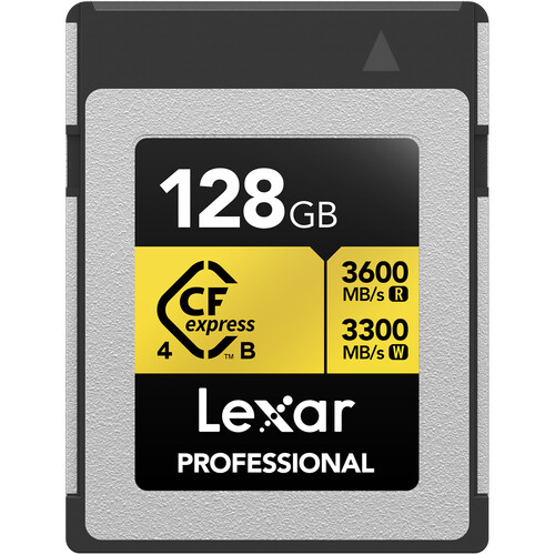 LEXAR kartica CFexpress Type B Gold 128GB (3600MB/s read, 3300MB/s write