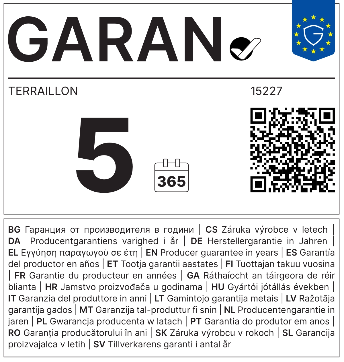 15227 TERRAILLON mehanička osobna vaga Nautic Black 15227